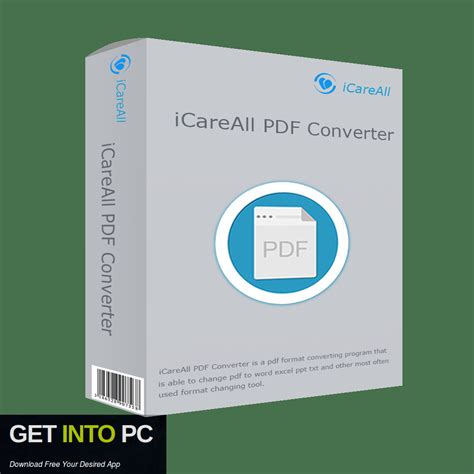 Free download of Portable icareall Pdf Conversion 2.